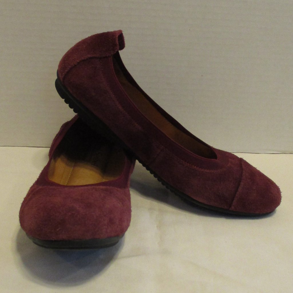 Josef Seibel Woman Size 39 Red Brown Top Slide On Travel Vacation Outdoor Shoes
